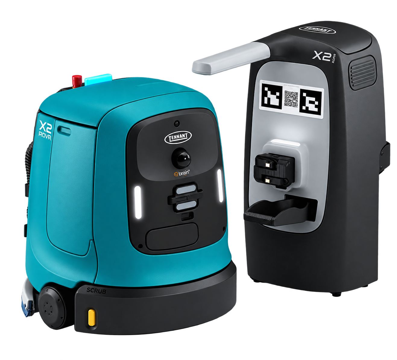 Tennant X2 ROVR autonomer Scheuersaugroboter mit X2 Dock RFSH Tennant X2 ROVR autonomer Scheuersaugroboter mit X2 Dock RFSH